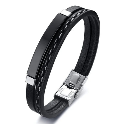 Men's Genuine Leather Bracelet