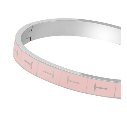 Pink Enamel Bangle