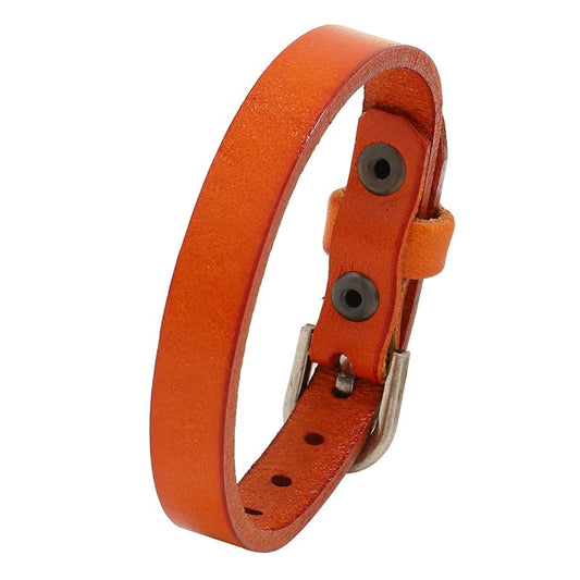 Leather Belt Bracelet