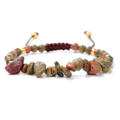 Natural Gemstone Beaded Bracelet