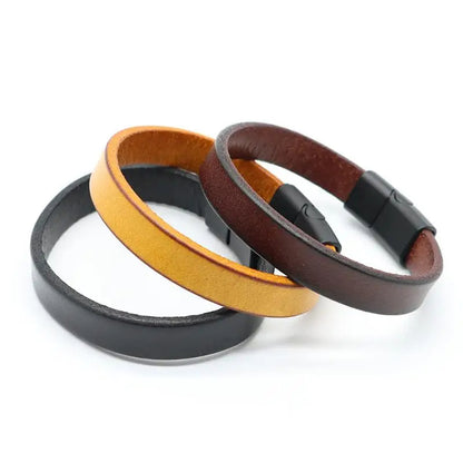 Genuine Leather Wrap Bracelet