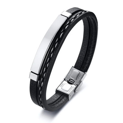 Men's Genuine Leather Bracelet