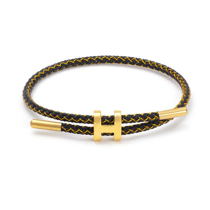 Gold Plated Titanium Wire Bracelet