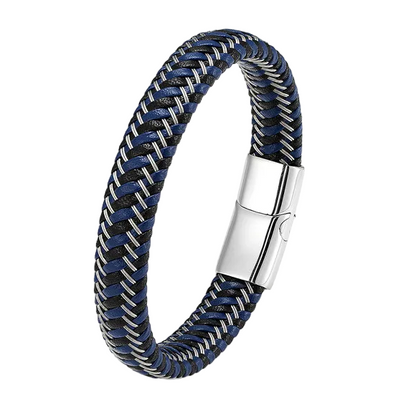 Men's Braided Leather Bracelet