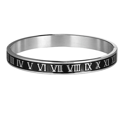 Roman Numeral Cuff Bracelet