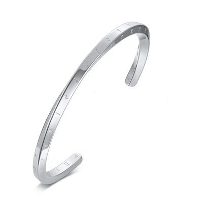 Stainless Steel Twisted Cuff Bracelet