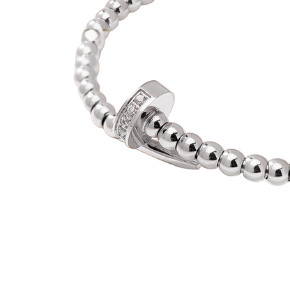 CZ Pave Nail Bangle