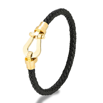 Genuine Leather Cord Bracelet