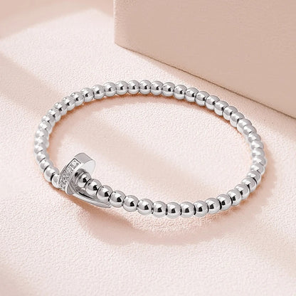 CZ Pave Nail Bangle