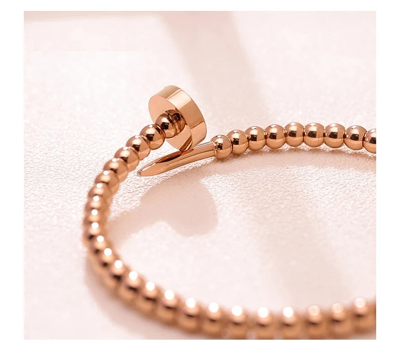 CZ Pave Nail Bangle