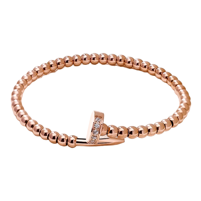 CZ Pave Nail Bangle