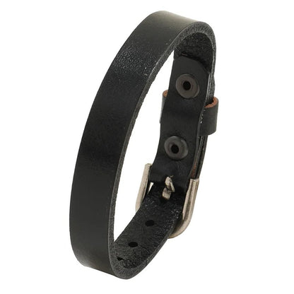 Leather Belt Bracelet