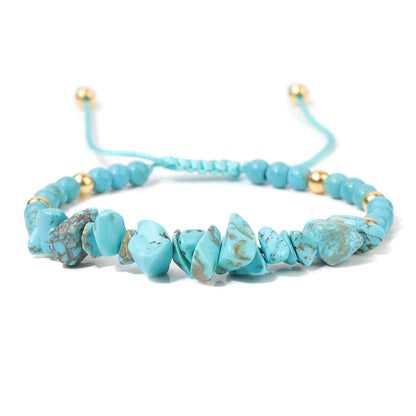 Natural Gemstone Beaded Bracelet