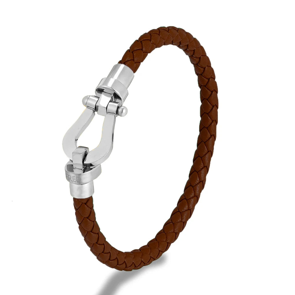 Genuine Leather Cord Bracelet