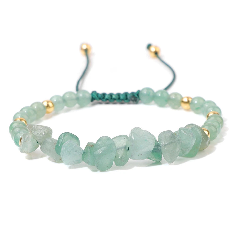 Natural Gemstone Beaded Bracelet