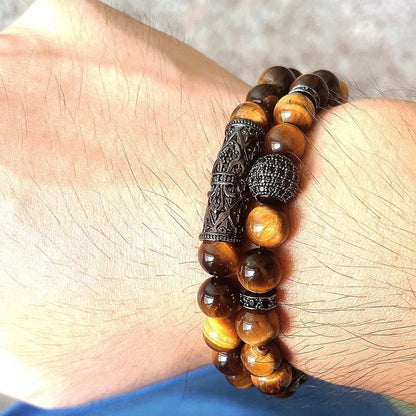 Tiger Eye Beads Bracelet