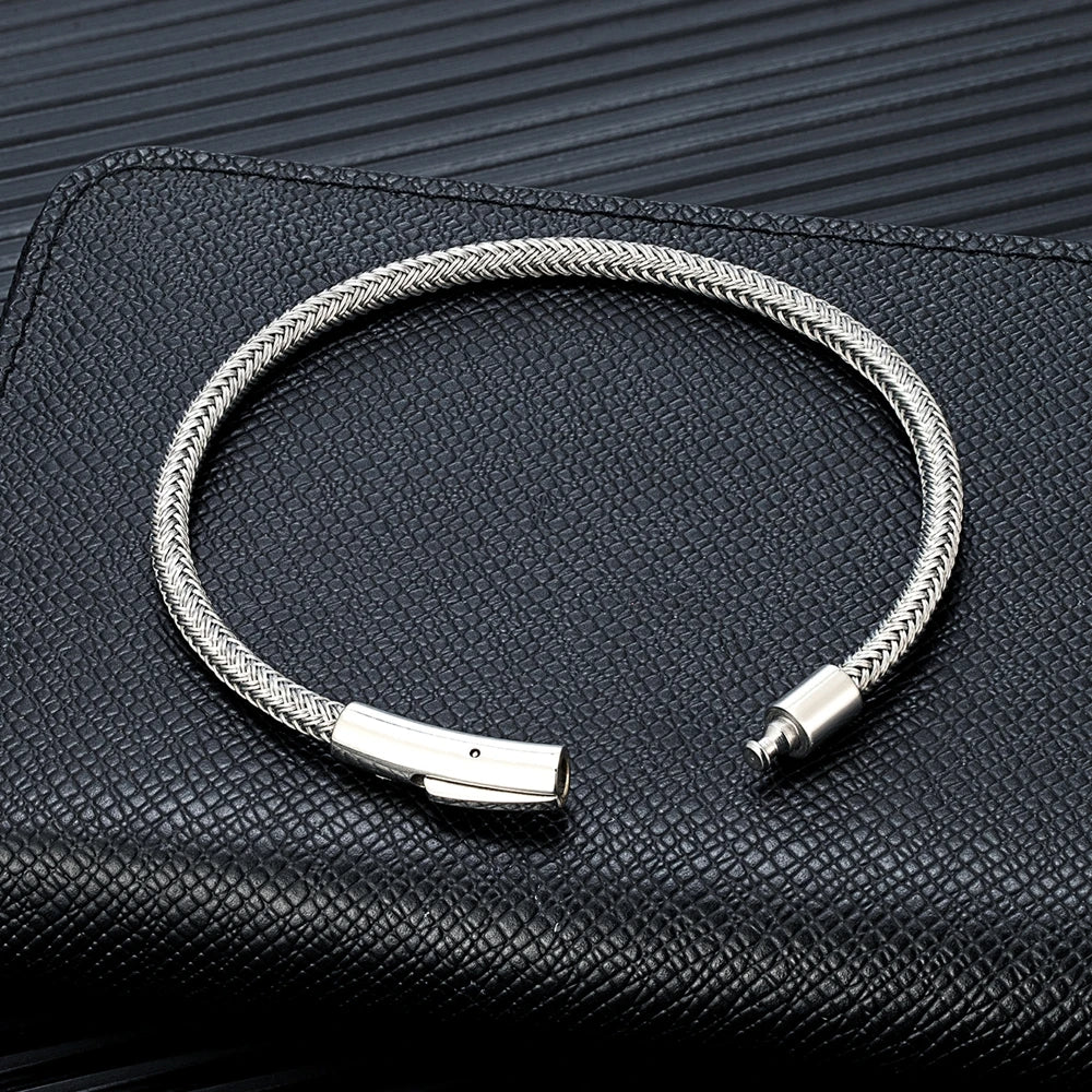 Stainless Steel Cable Bracelet