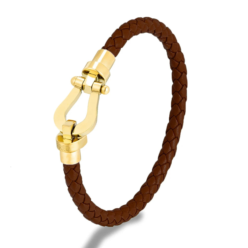 Genuine Leather Cord Bracelet