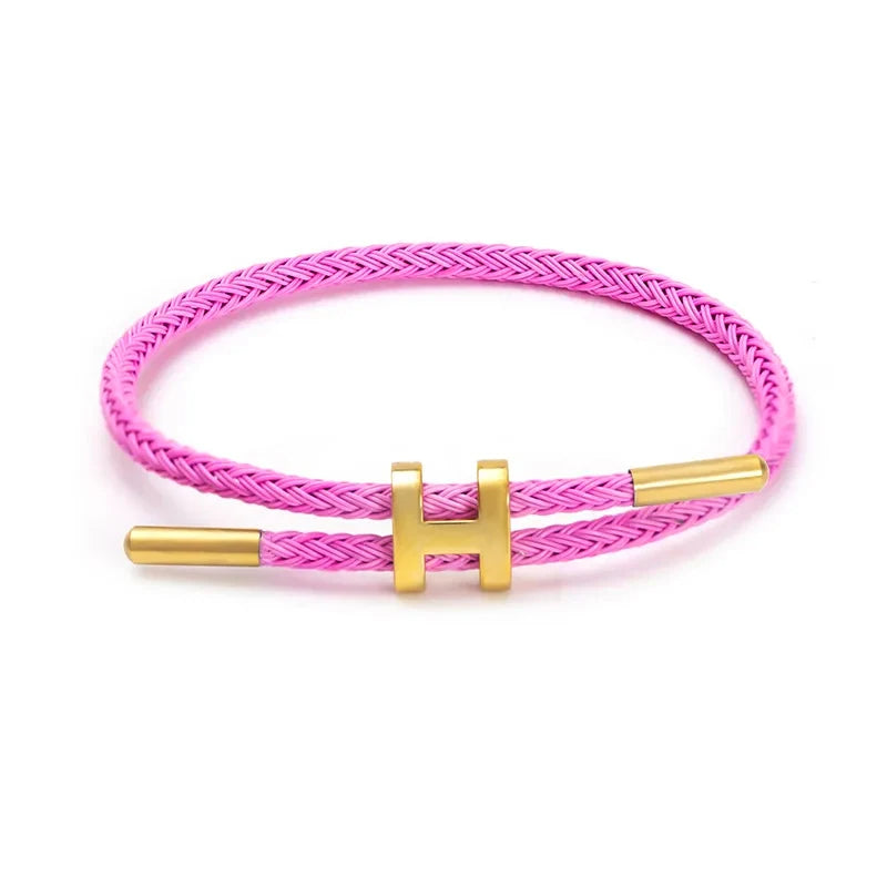 Gold Plated Titanium Wire Bracelet