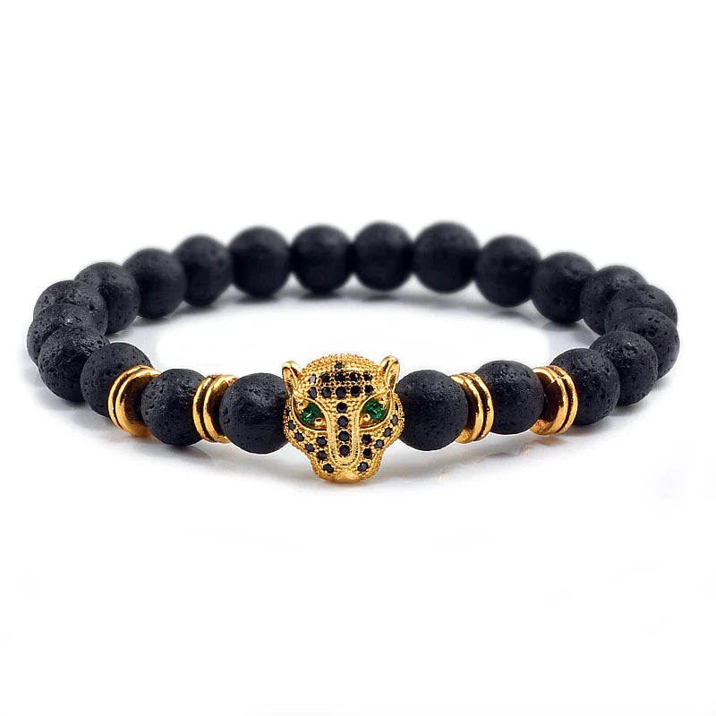 Leopard Beaded Bracelet