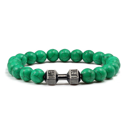 Dumbbell Beaded Bracelet