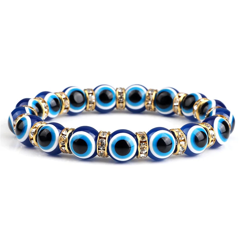 Evil Eye Beads Bracelet