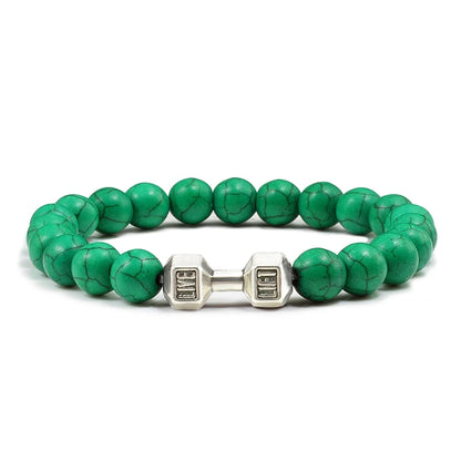 Dumbbell Beaded Bracelet