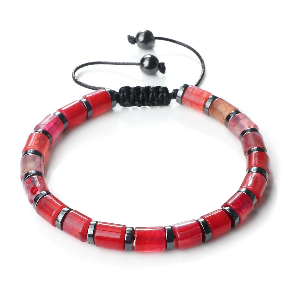 Cylindrical Stone Bracelets