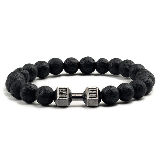 Dumbbell Beaded Bracelet