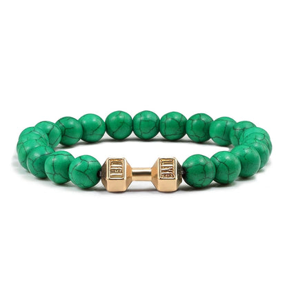 Dumbbell Beaded Bracelet