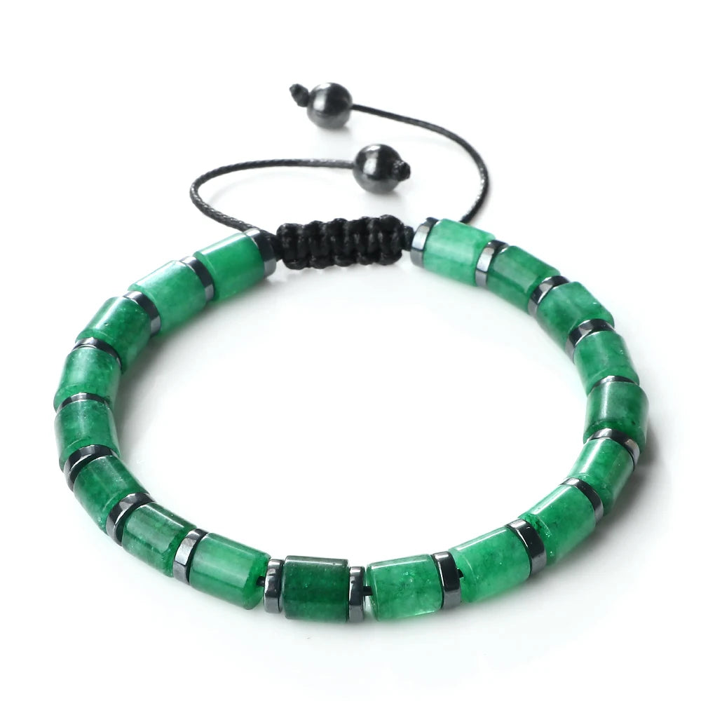 Cylindrical Stone Bracelets