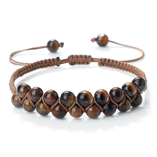 Tiger Eye Braided Bracelet