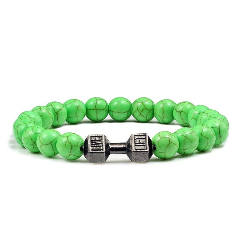 Dumbbell Beaded Bracelet