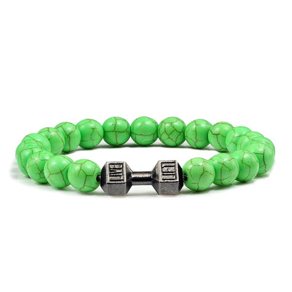 Dumbbell Beaded Bracelet