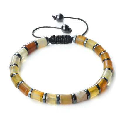 Cylindrical Stone Bracelets