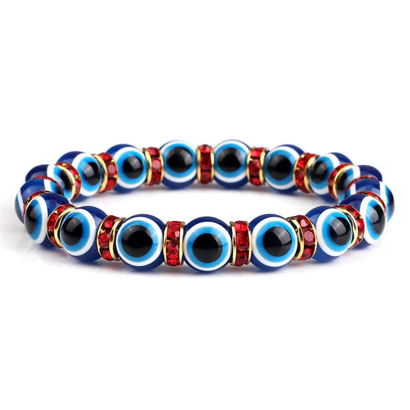 Evil Eye Beads Bracelet