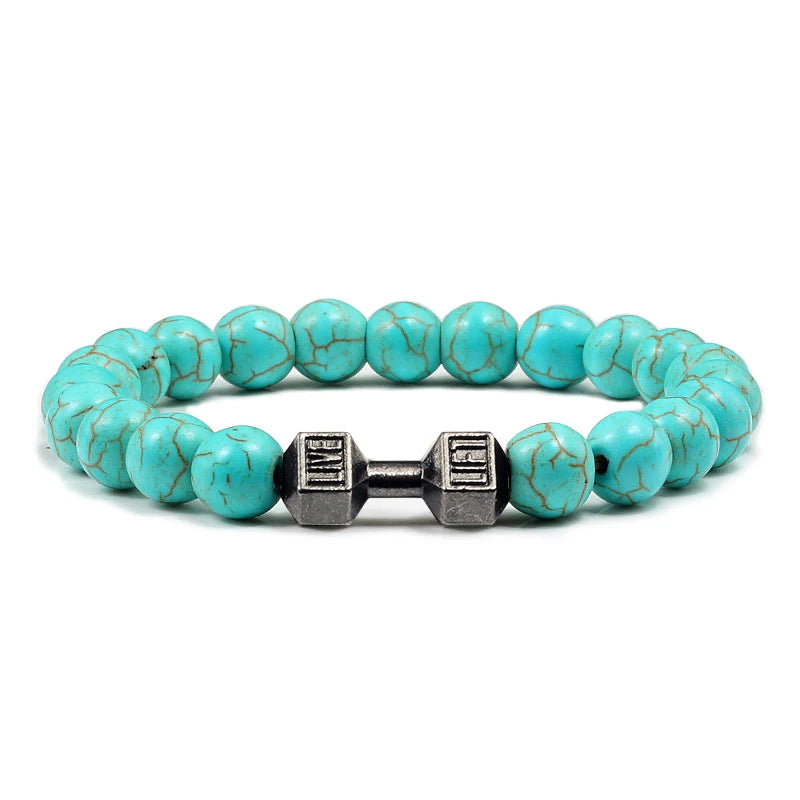 Dumbbell Beaded Bracelet