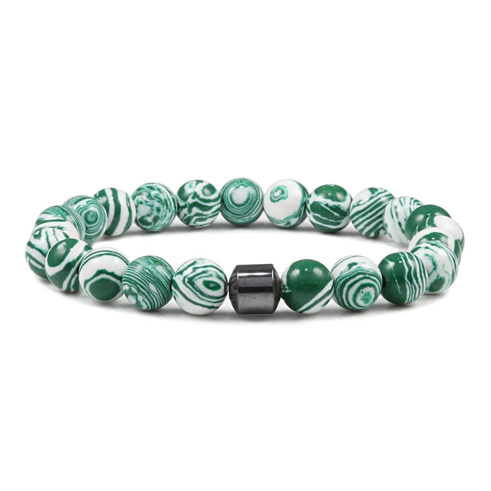 Malachite Beaded Bracelet