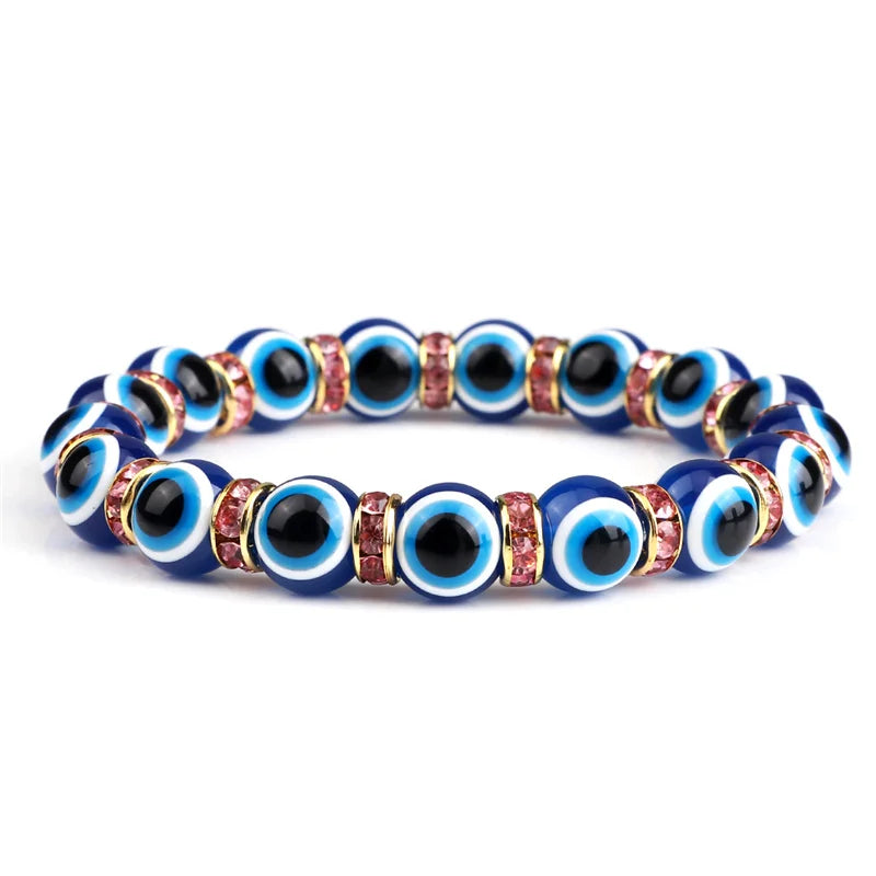 Evil Eye Beads Bracelet