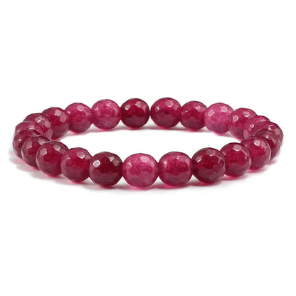 Natural Crystal Beaded Bracelet