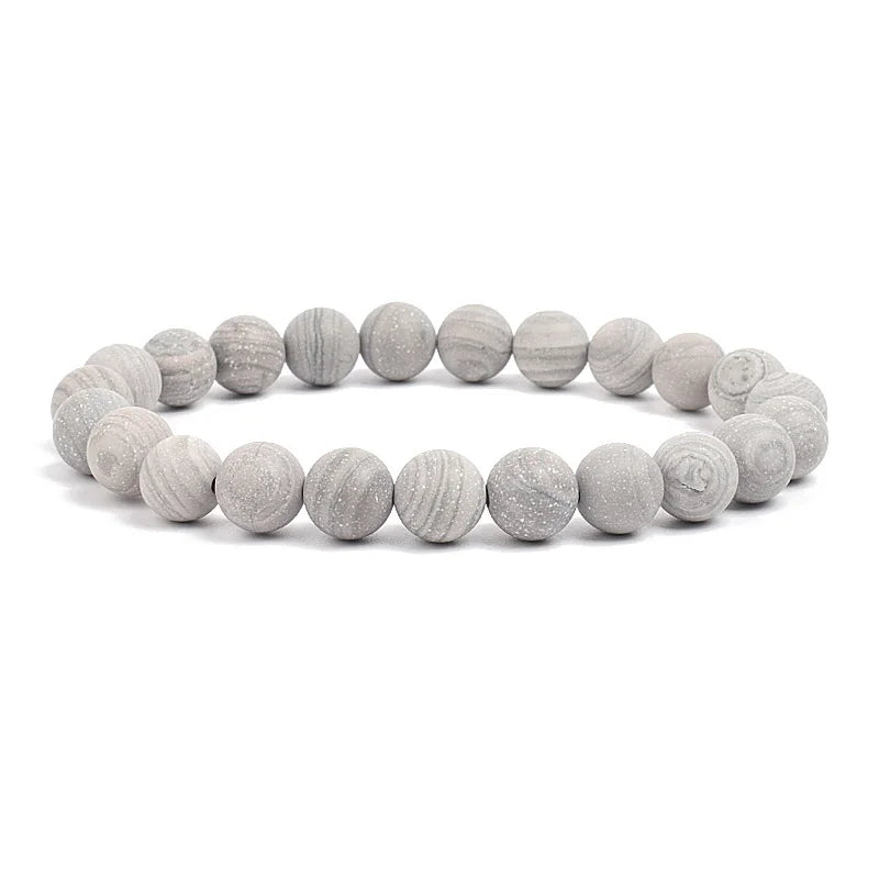 Natural Stone Beaded Bracelet