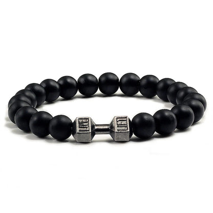 Dumbbell Beaded Bracelet