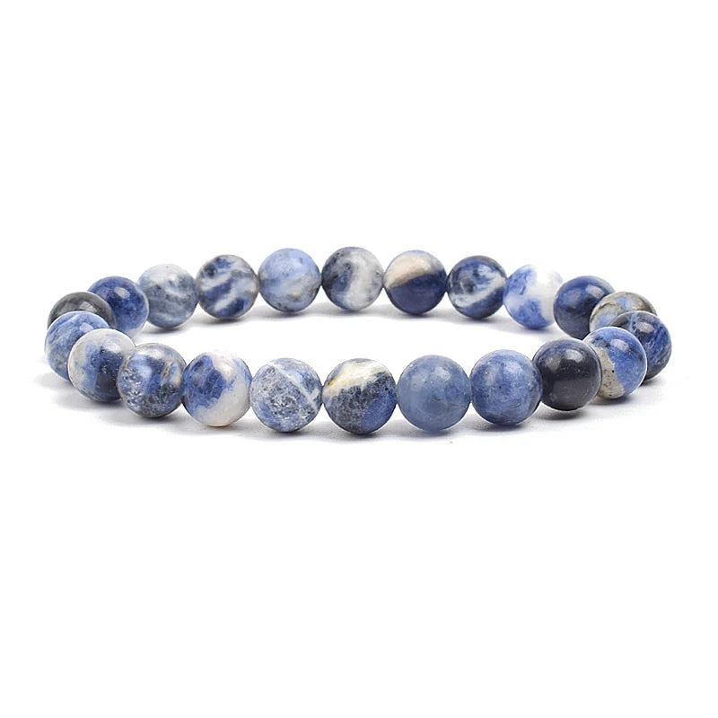 Natural Stone Beaded Bracelet