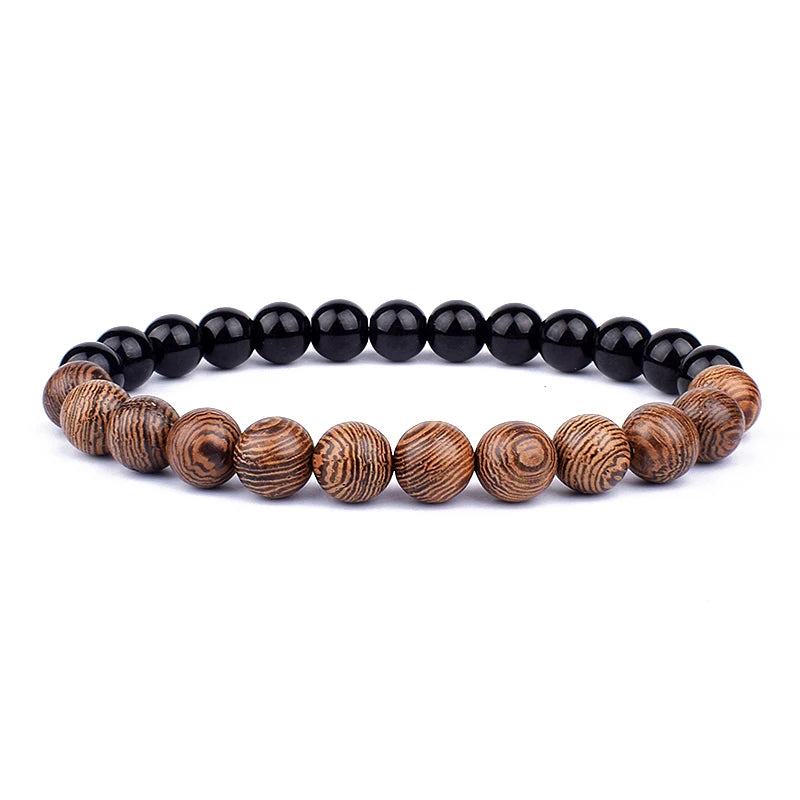 Wooden Beaded Bracelet