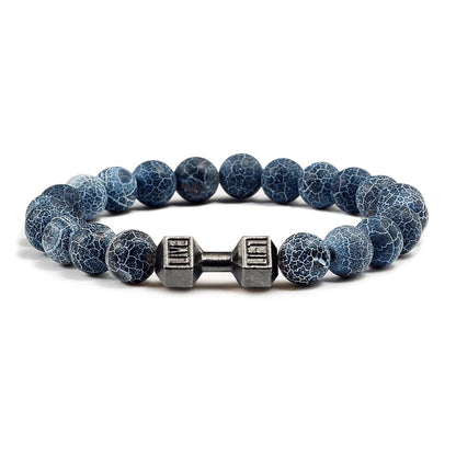 Dumbbell Beaded Bracelet