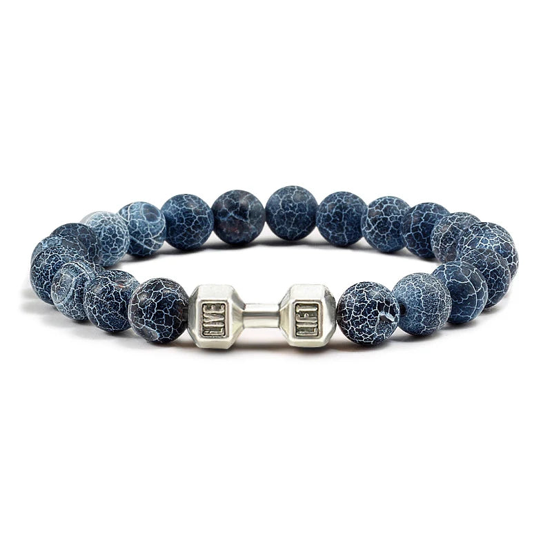 Dumbbell Beaded Bracelet