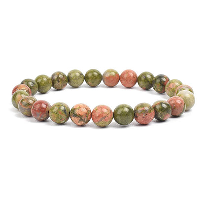 Natural Stone Beaded Bracelet