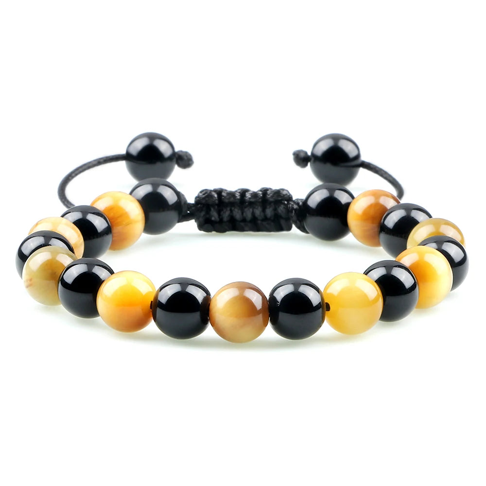 Tiger Eye Crystal Beaded bracelet