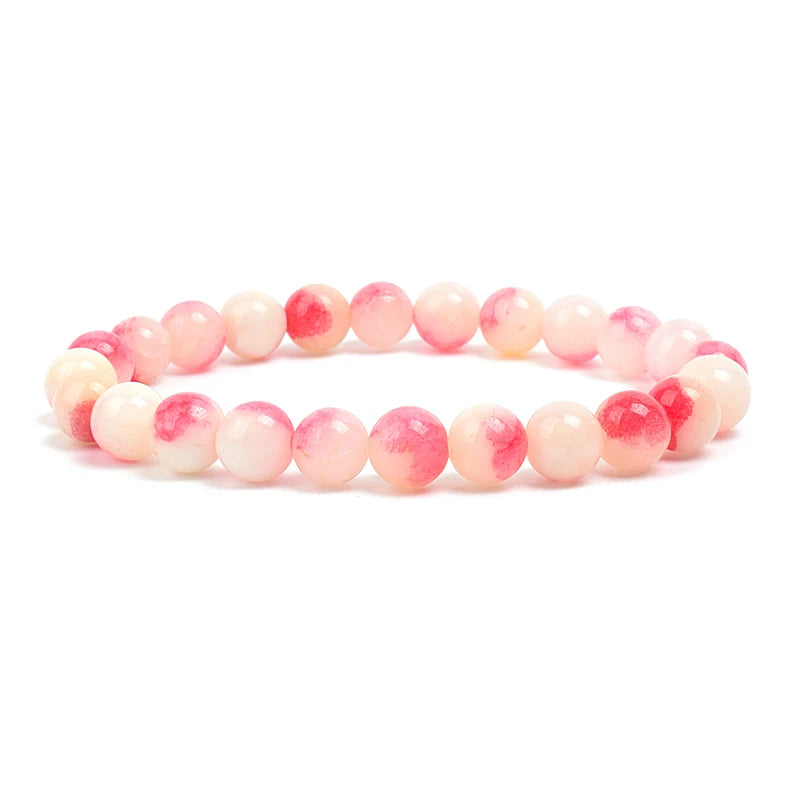 Natural Stone Beaded Bracelet