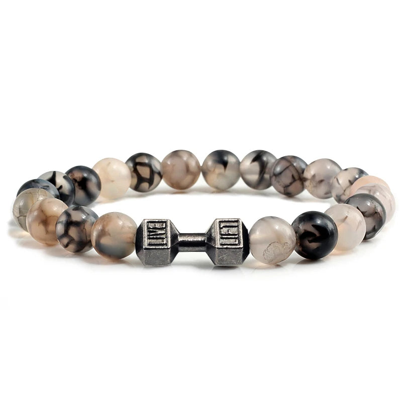 Dumbbell Beaded Bracelet